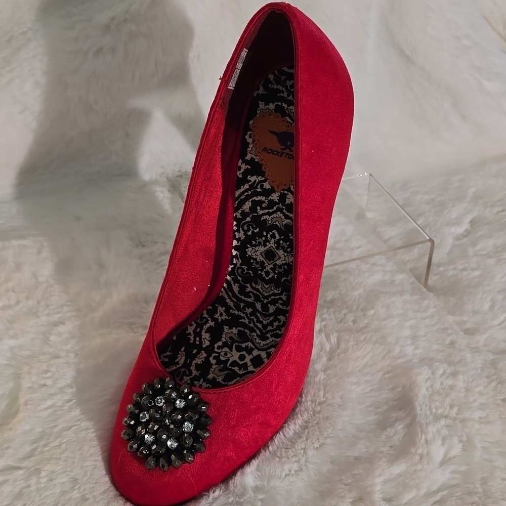 Rocket Dog Women's Scarlet Heels with Embellished Toe - Picture 2 of 10